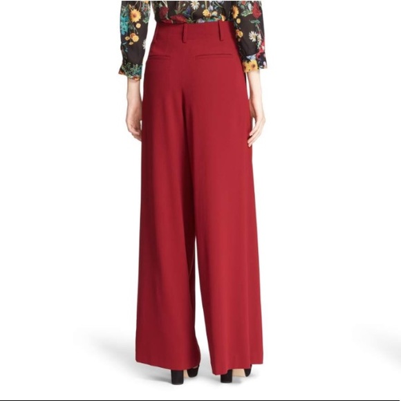 Alice & Olivia Eloise Pleated Wide Leg Pant - Picture 3 of 6