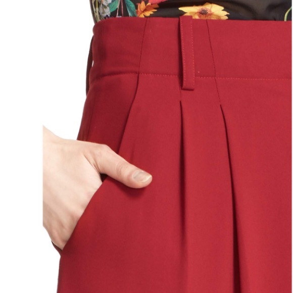 Alice & Olivia Eloise Pleated Wide Leg Pant - Picture 4 of 6