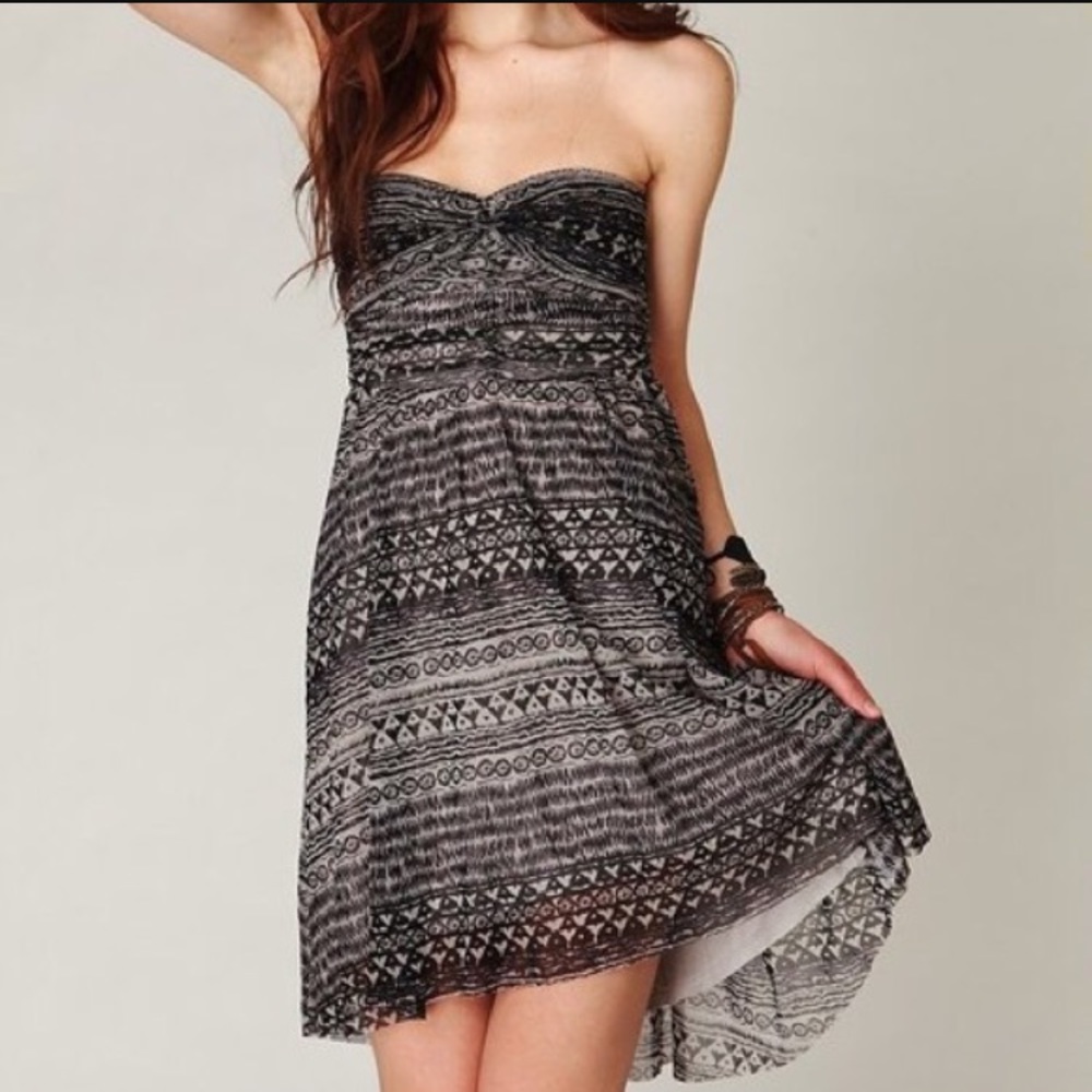 Free People Aztec High Low Dress