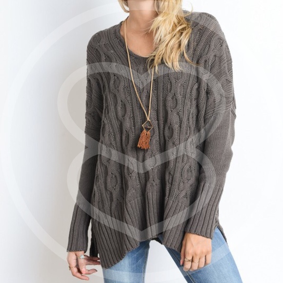 TRENTON Knit Sweater - D. OLIVE - Picture 3 of 3