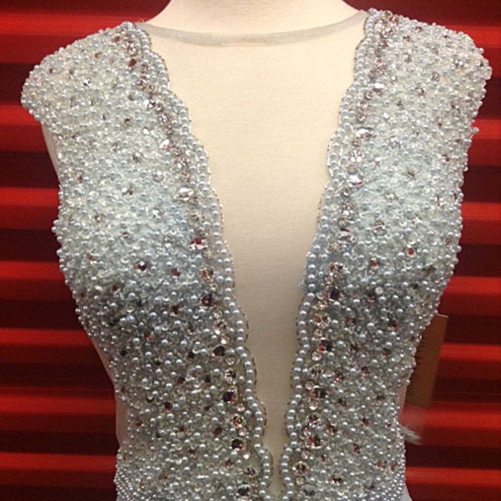 NEW Gown Party Prom Long Evening Dress Blue - Picture 4 of 7