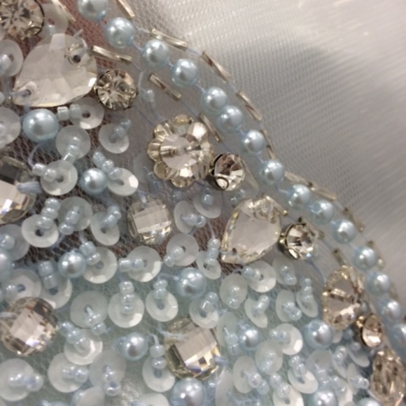 NEW Gown Party Prom Long Evening Dress Blue - Picture 7 of 7