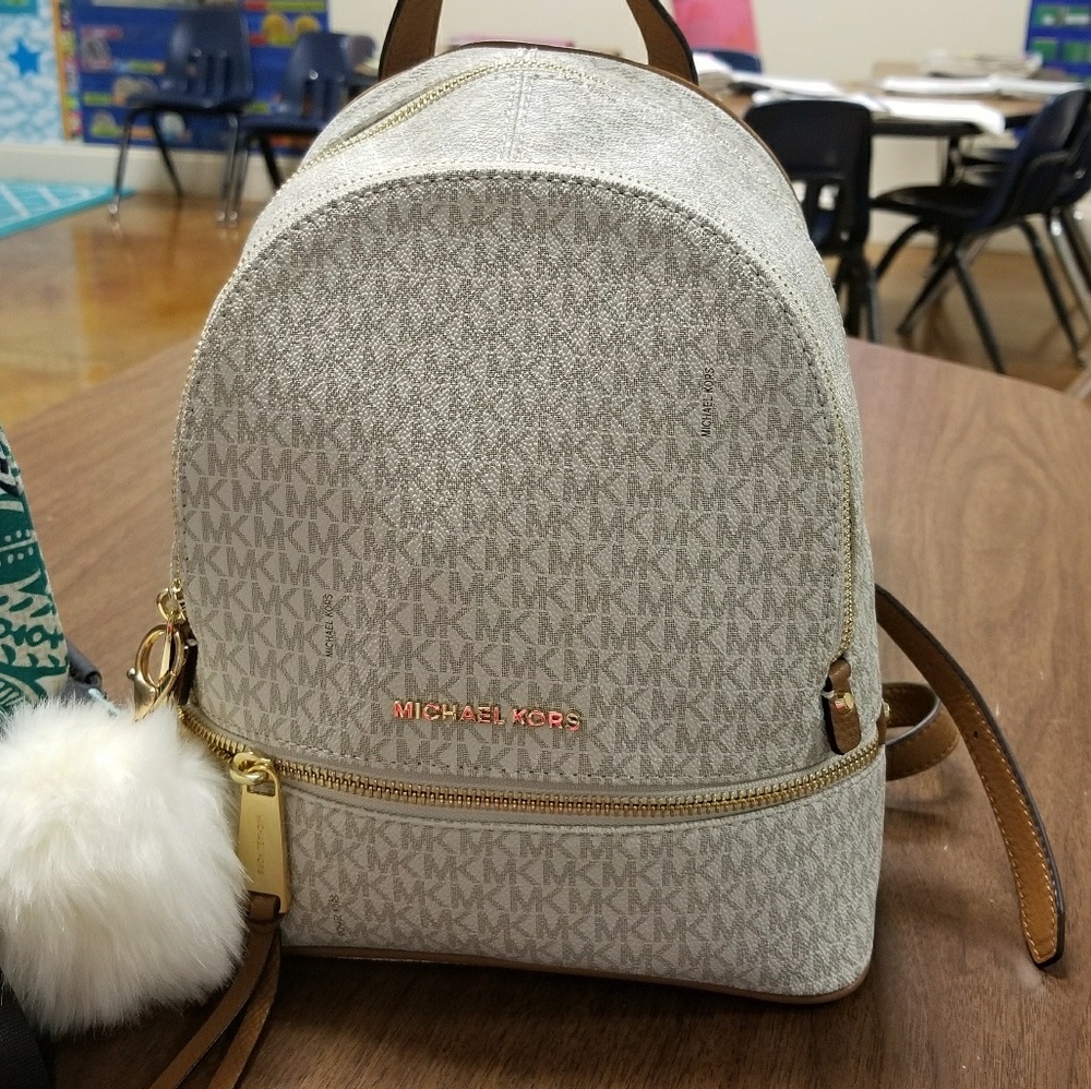 Michael Kors Vanilla Backpack