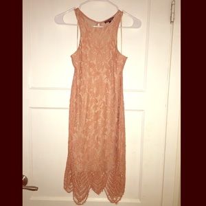 Express Pink Lace Dress
