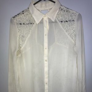 Ivory Lace Blouse