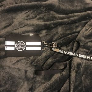 Lanyard and card holder from PINK