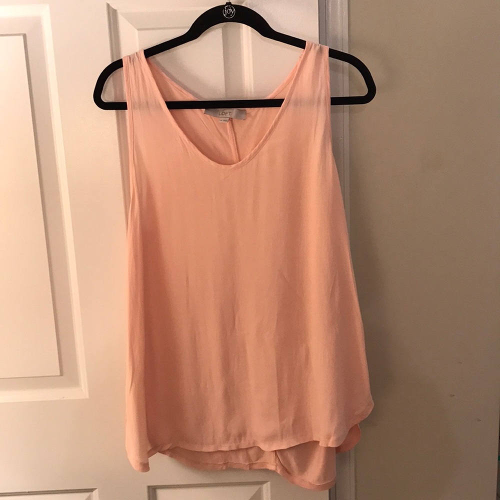 Light pink LOFT tank top
