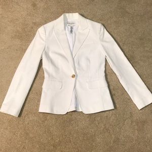 White Banana Republic blazer