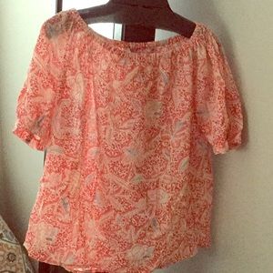 Tory burch peasant blouse.