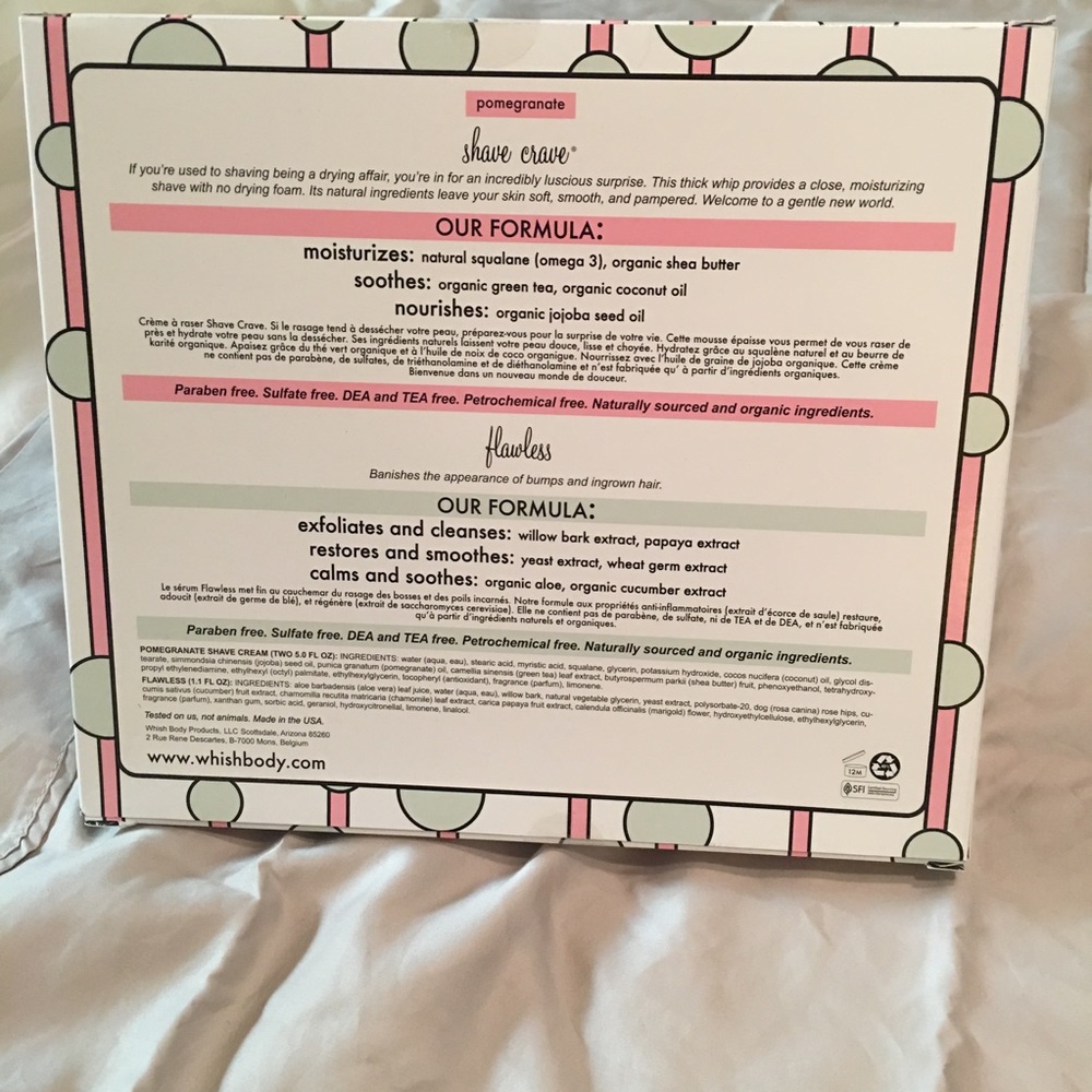 Whish pomegranate shave cream set - Picture 2 of 2