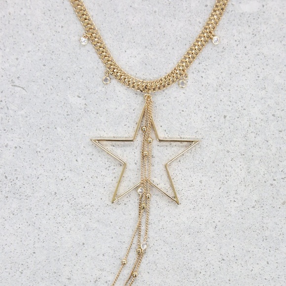 18k Star Gold Choker - Picture 4 of 4