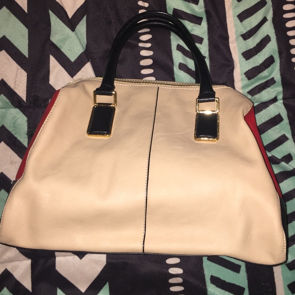 Like New Color block satchel purse