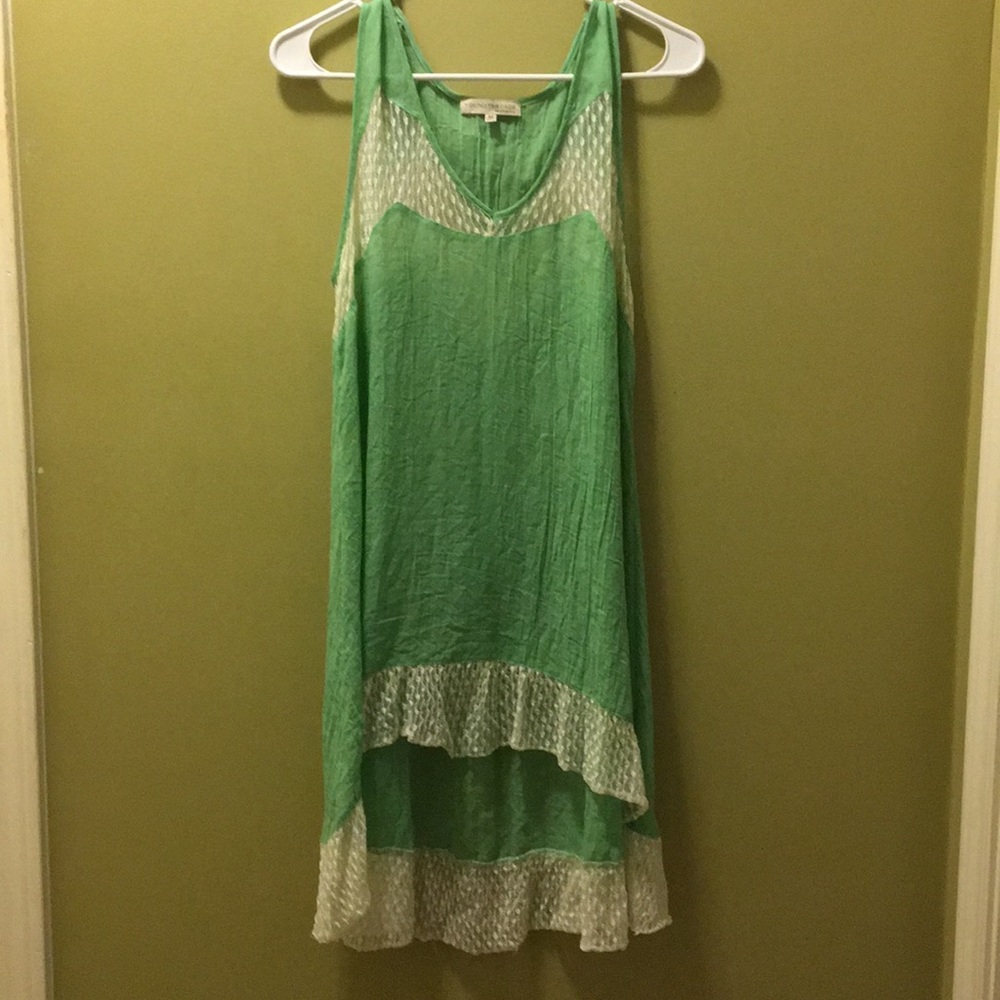 Lime green dress/shirt