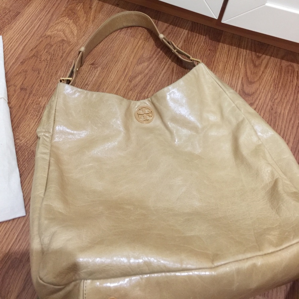 Tory Burch Dena Leather Hobo - Picture 2 of 8