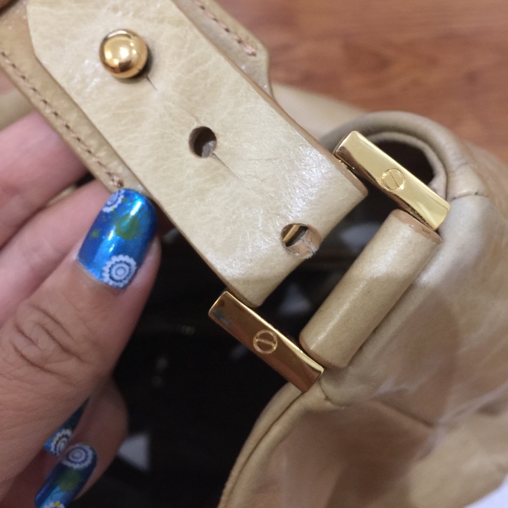 Tory Burch Dena Leather Hobo - Picture 6 of 8