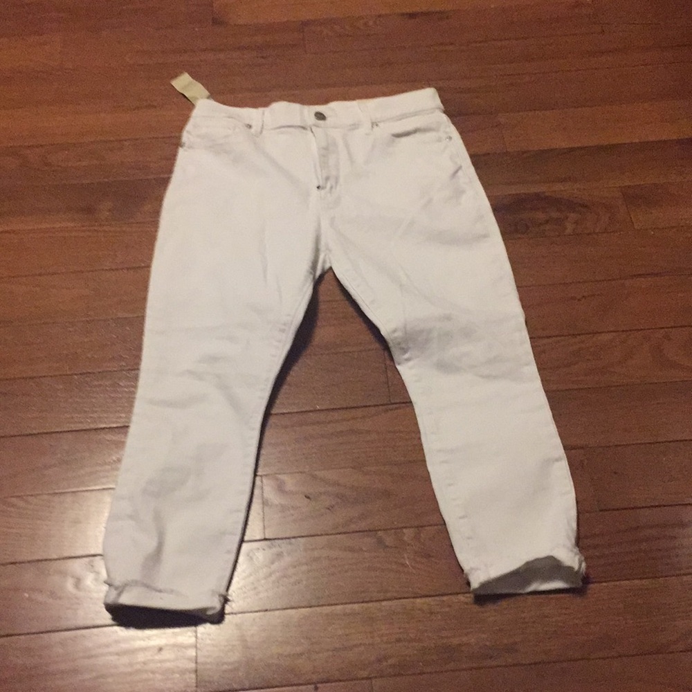 White Jeans from Loft