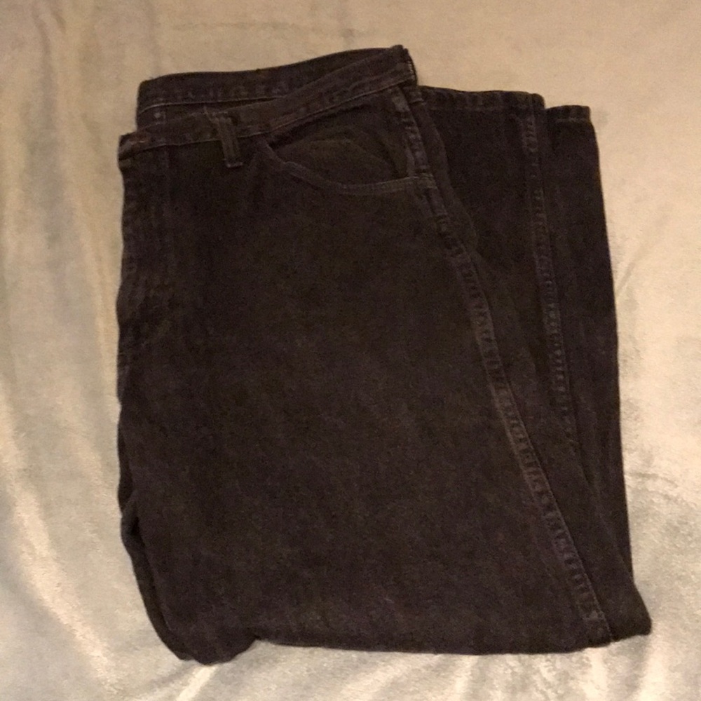 Men's Rustler Jeans Black, Size 38x30