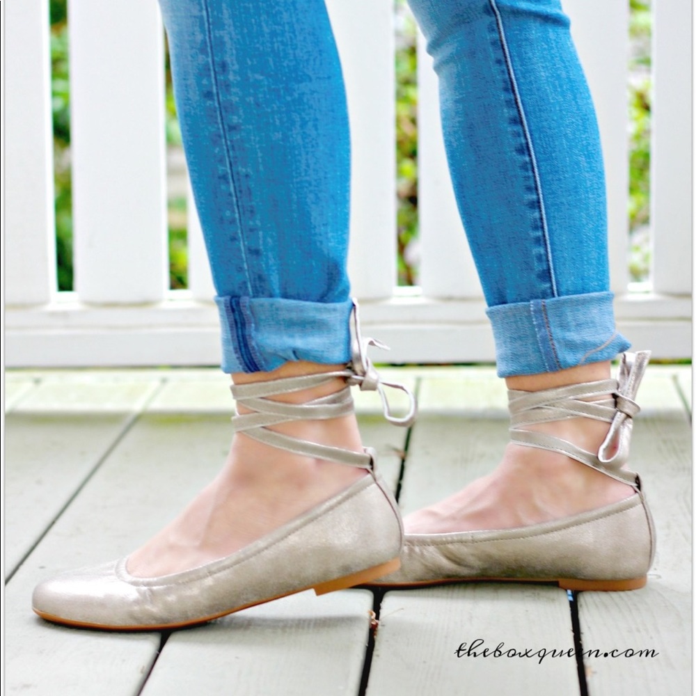 BC Footwear Lace-Up Ballerina Flat from Stitch Fix