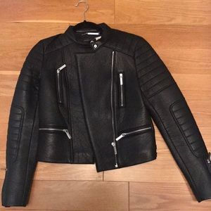 Michael Kors 100% Leather Quilted Jacket