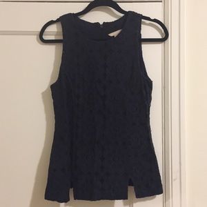 Banana republic tank, slight peplum