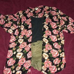 PacSun floral kimono.