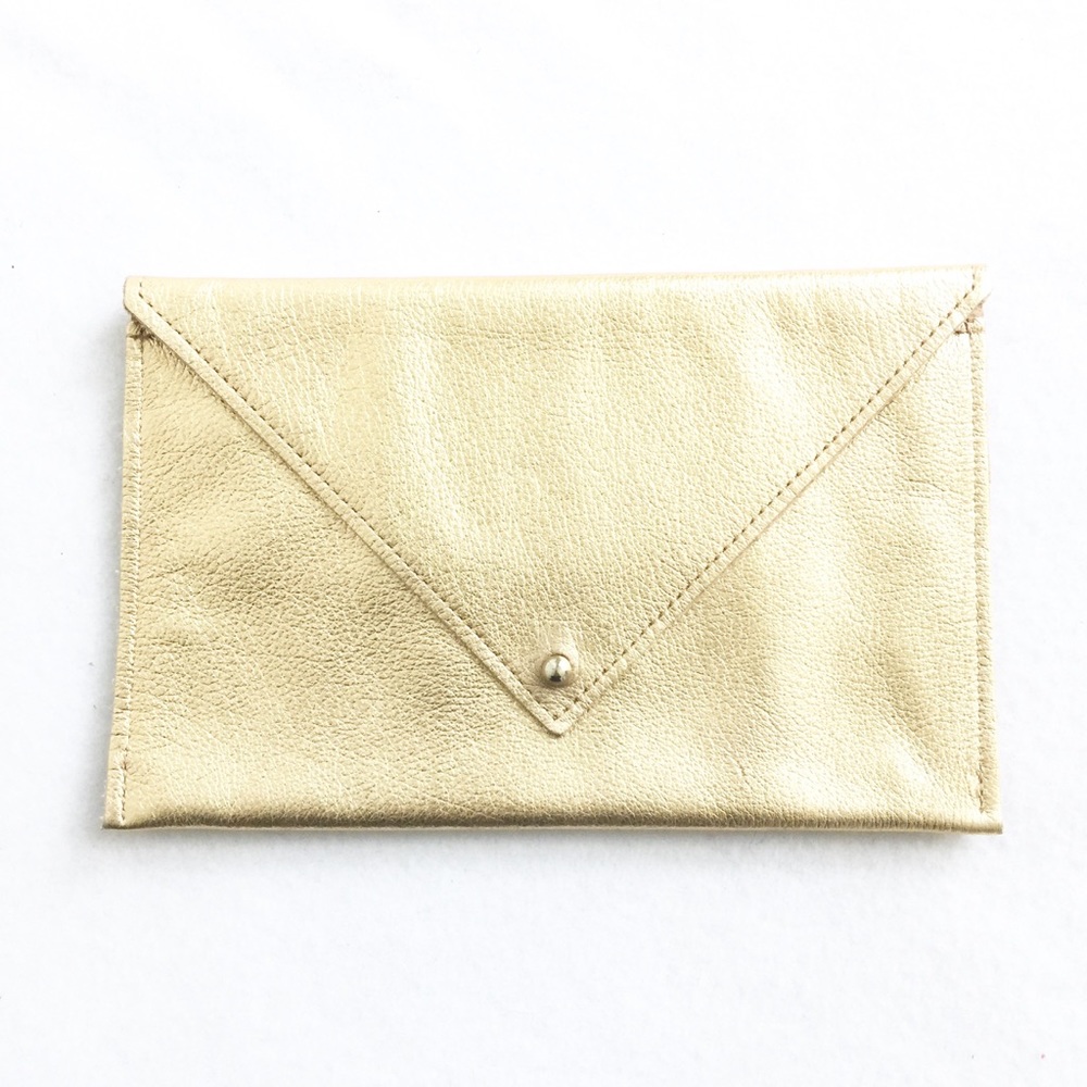 Clare Vivier "La Pochette" Gold