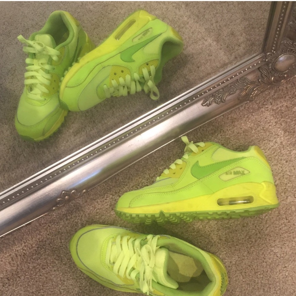 Neon Green Nike Air Max 90