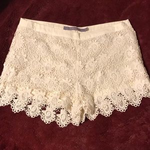 Lace shorts
