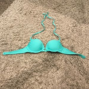 Turquoise bathing suit top