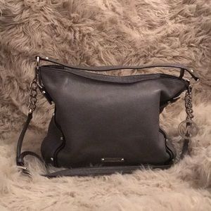Michael Kors grey leather handbag