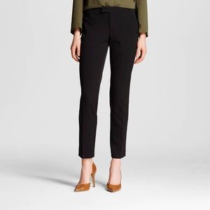 Black Ankle Fit Slacks