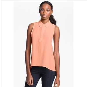 💯 Auth Equipment Francis Sleeveless Silk Top, XS