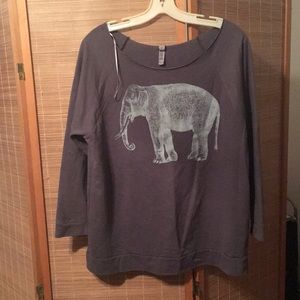 Next level women's elephant top