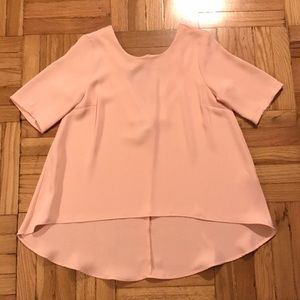 Top shop short sleeve v back t shirt