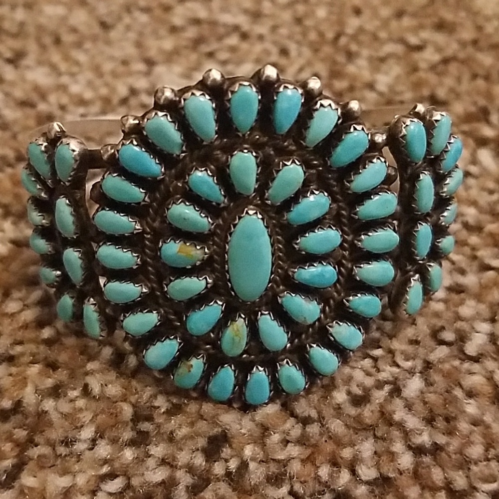 Sterling silver Navajo braclet