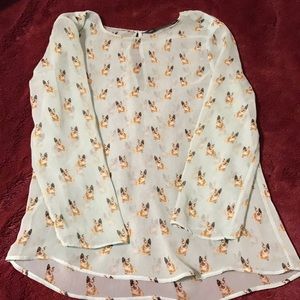 Dog themed shirt from Zara