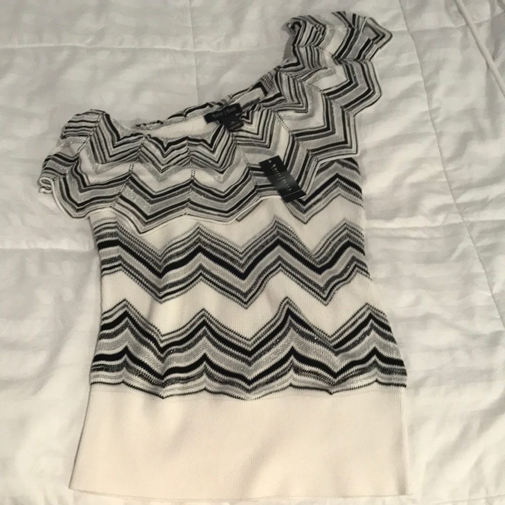 One shoulder White House Black Market sweater