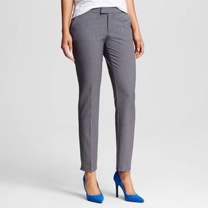 Gray Ankle Fit Slacks