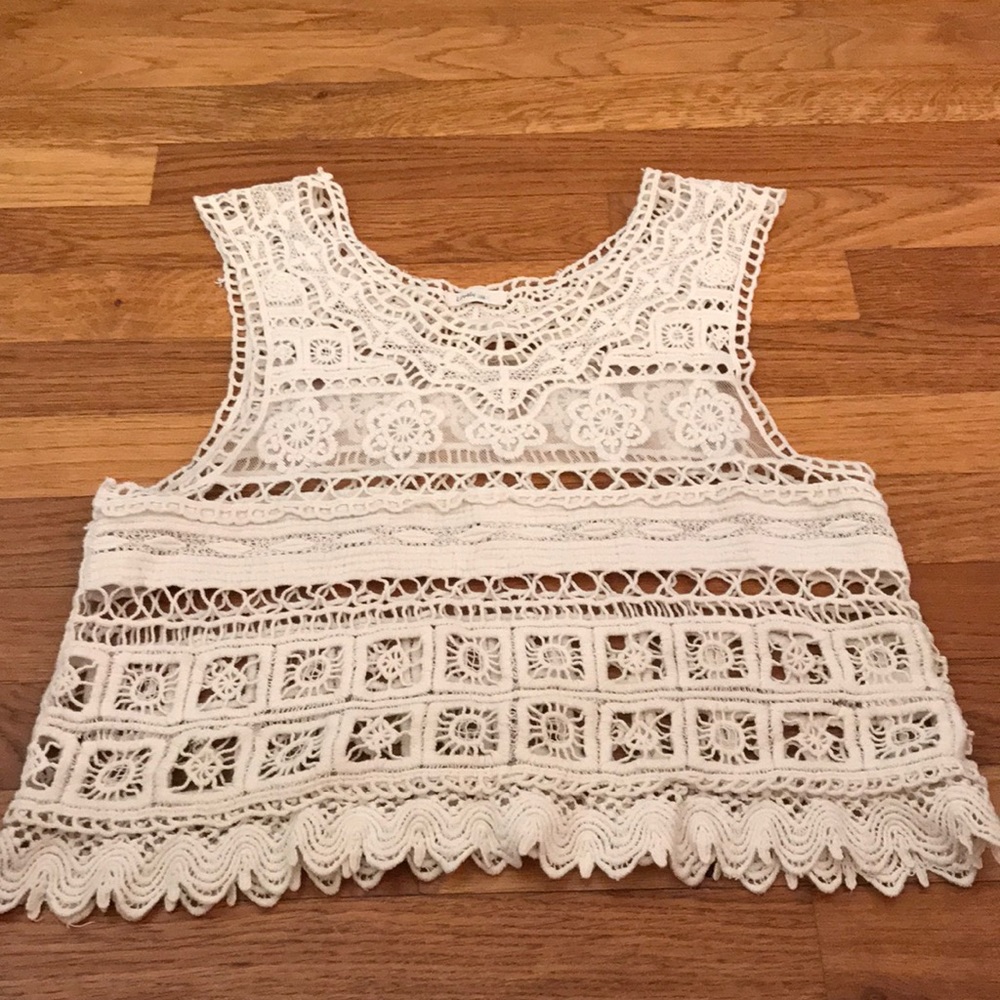 Nordstrom lace crop top