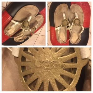 Preowned UGG Australia Thong Sling Back Sandals