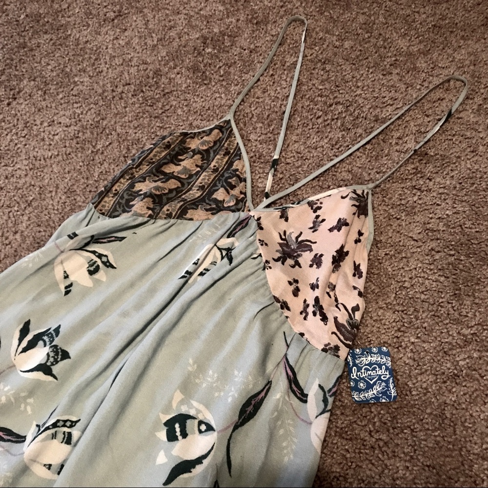 New Free People All Mixed Up Slip Dress - Picture 6 of 8