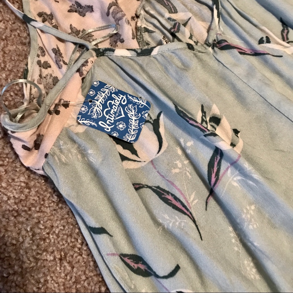 New Free People All Mixed Up Slip Dress - Picture 8 of 8
