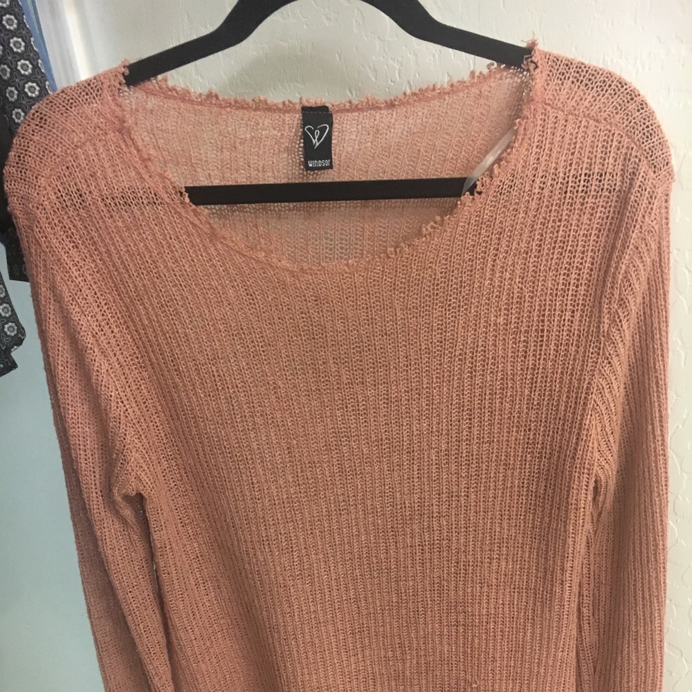 Distressed Knit Sweater