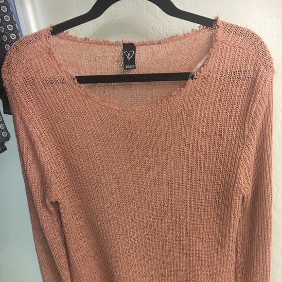 Distressed Knit Sweater - Picture 1 of 2