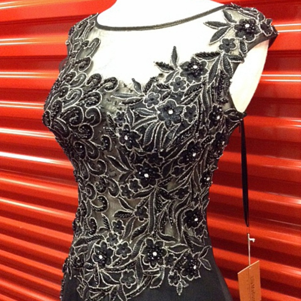 NEW Gown Party Prom Long Evening Dress Black