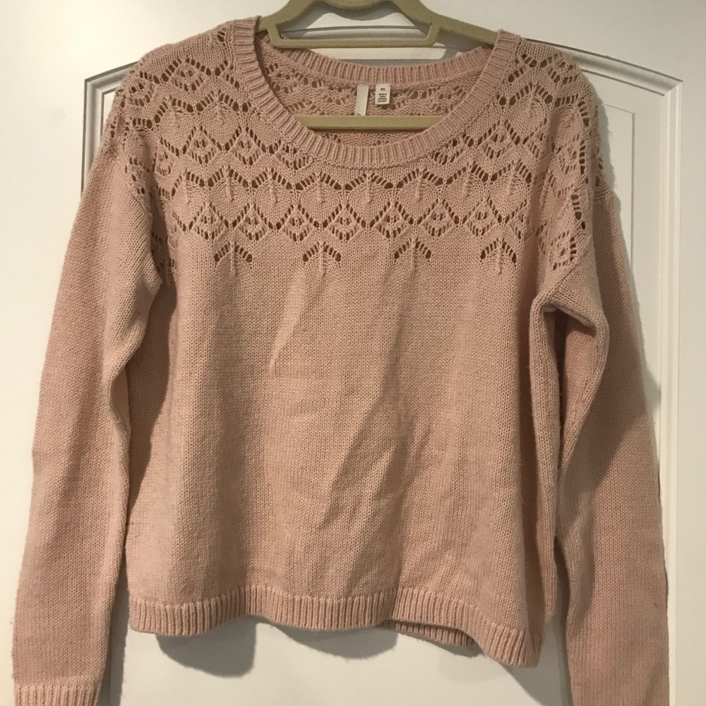 Pink sweater