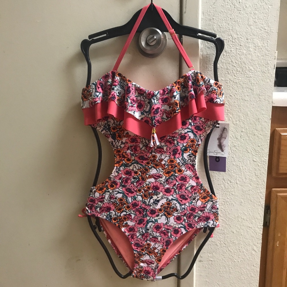 Jessica Simpson one piece swimsuit .....