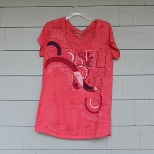 Motherhood Reebok maternity active red graphic tee