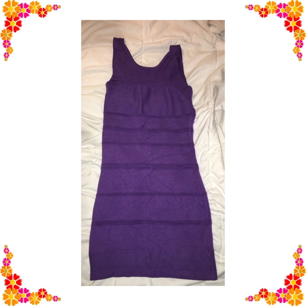 Mini knit dress