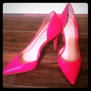 Jessica Simpson CLAUDETTE D'Orsay Coral  Pumps